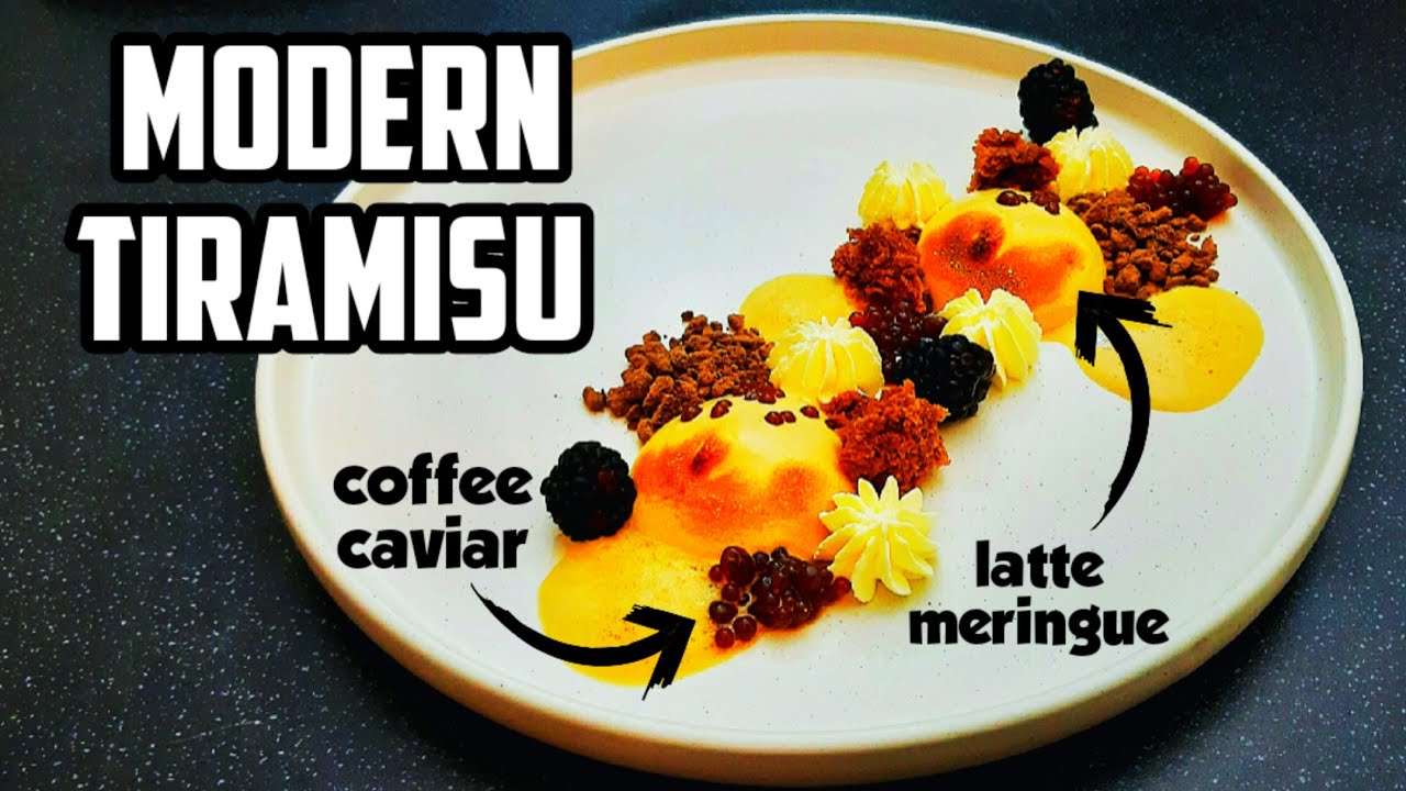 Deconstructed Tiramisu - Molecular Gastronomy - Modern Plating Ideas and Techniques