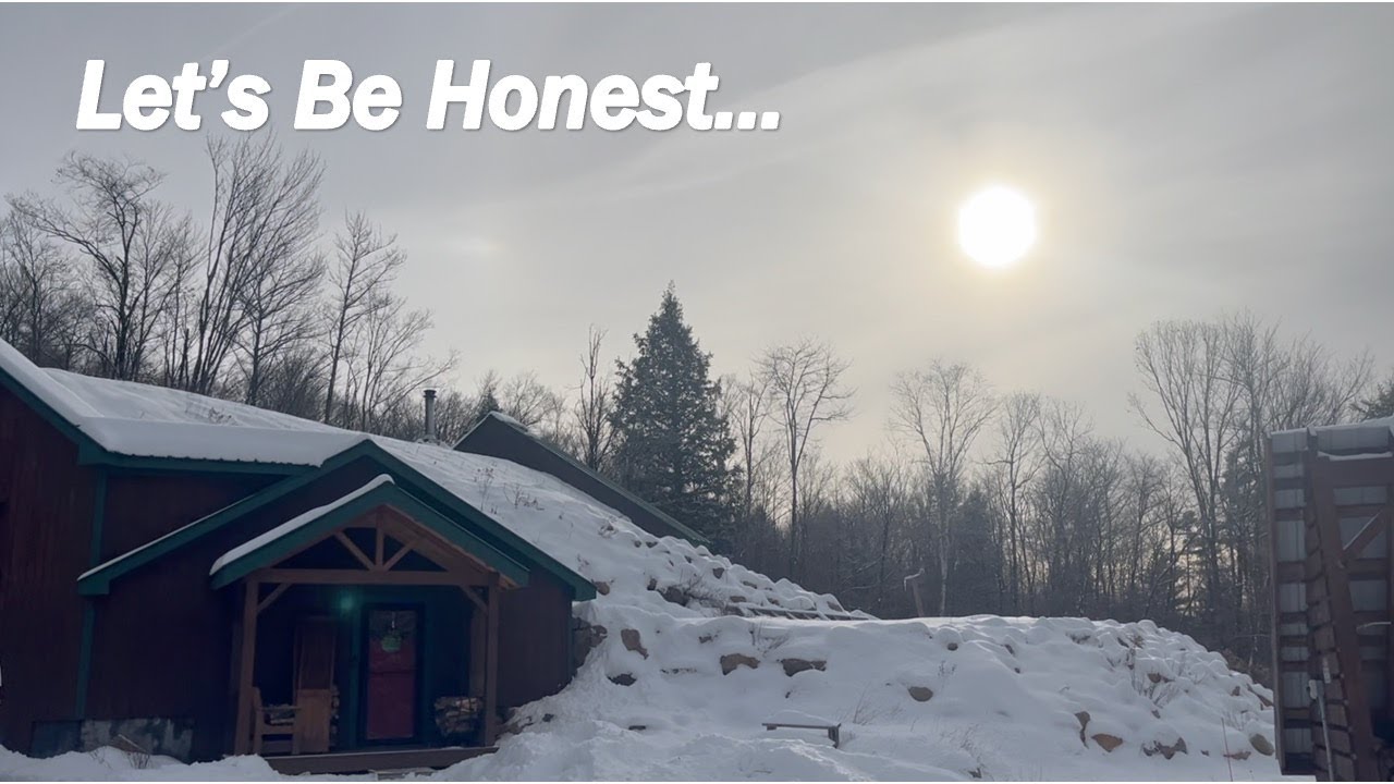 ICE STORM and HEAT Updates at the OFF GRID Earth Sheltered Homestead