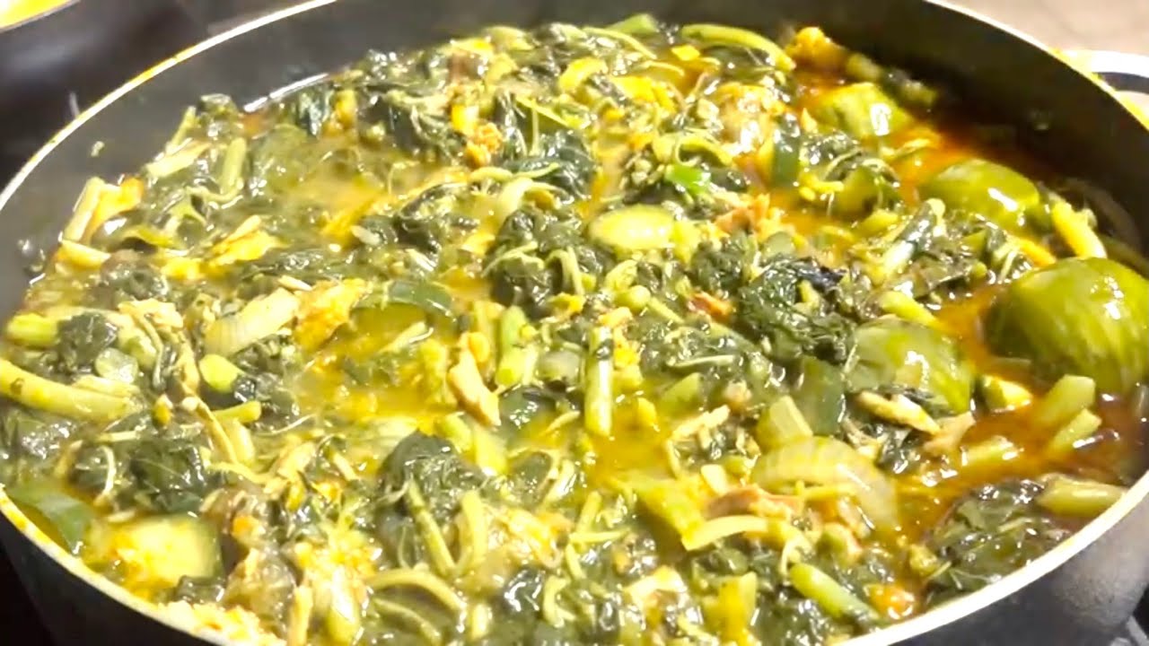 ✅ Recette légumes verts/recette de feuilles d’amarante/ congolaise à la cuisine ✅