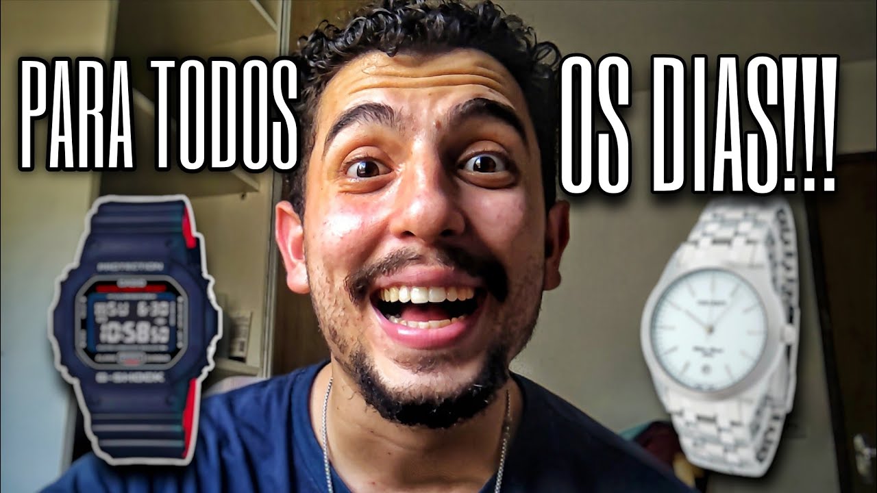 5 Melhores Rel&oacute;gios BARATOS para usar TODO DIA!