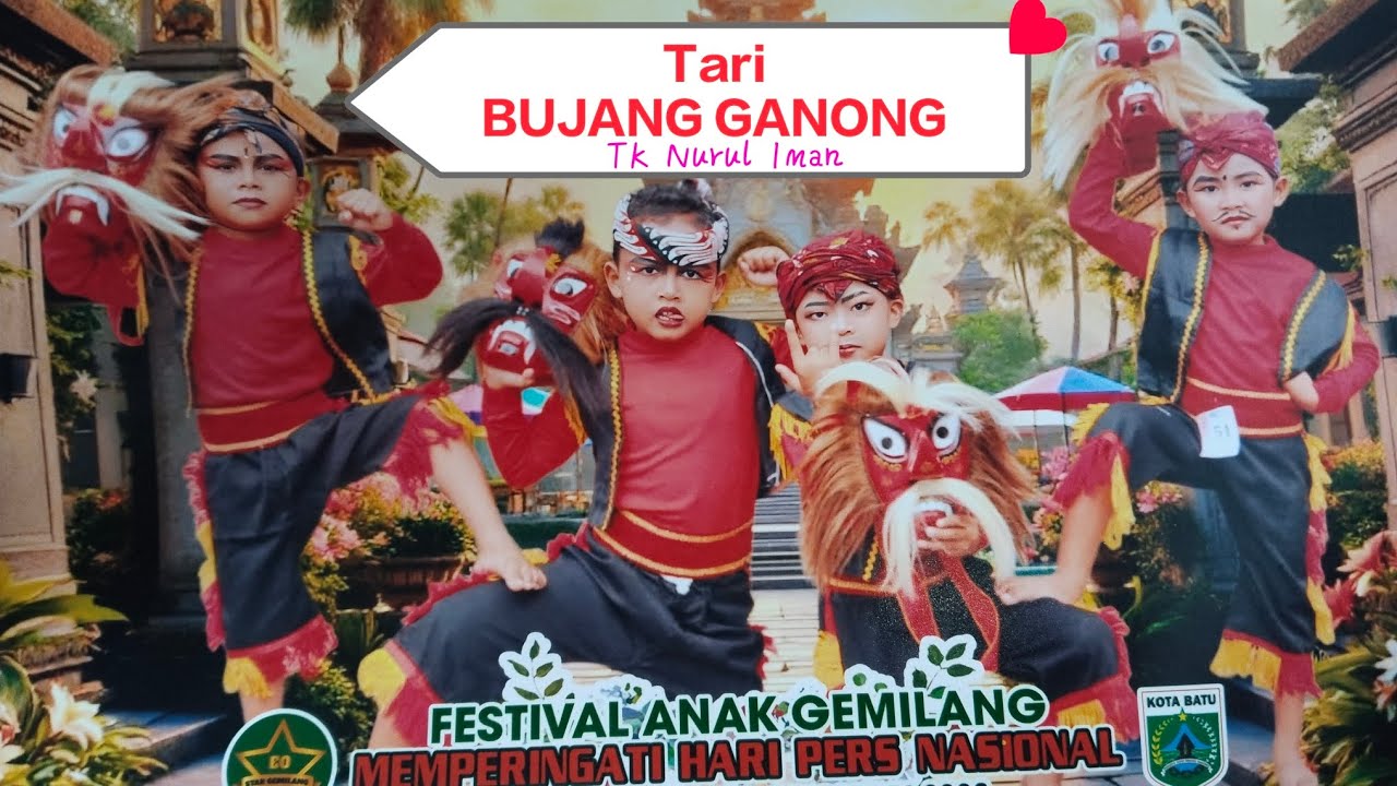 Tari BUJANG GANONG - TK Nurul Iman