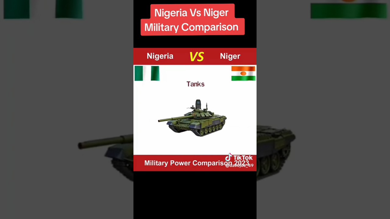 Niger vs Nigeria military Comparison #coup #ecowas