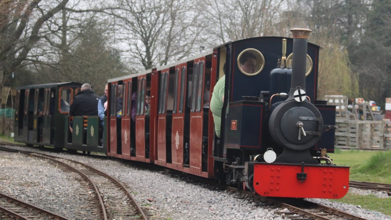 ‘Peggy’ in the clouds on the ‘South Downs light railway’ 23/03/2025
