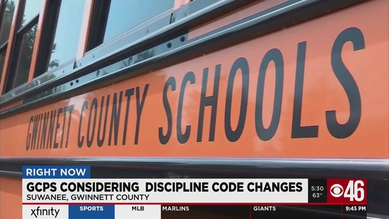 Gwinnett County Public schools considering discipline code changes
