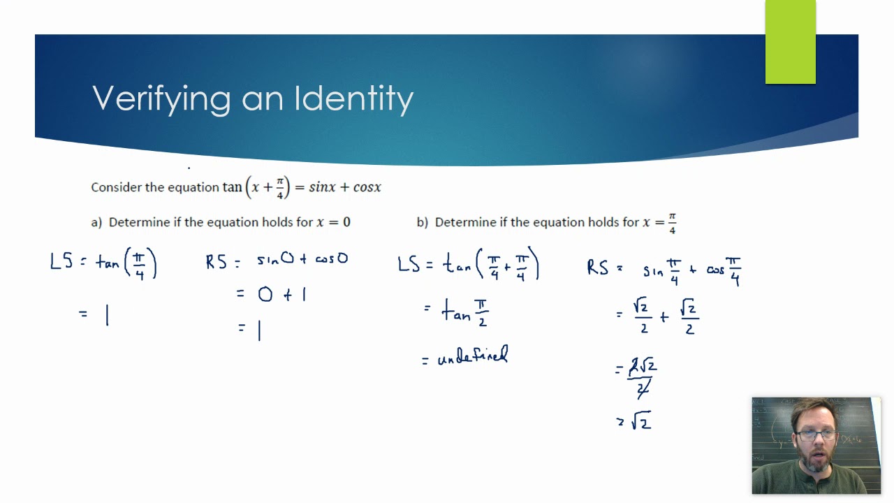 Proving Trigonometric Identities