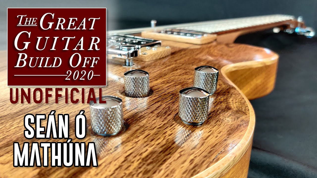 Awen Lutherie builds a Les Paul inspired Guitar -  GGBO 2020 UnOfficial Challenge Full Build