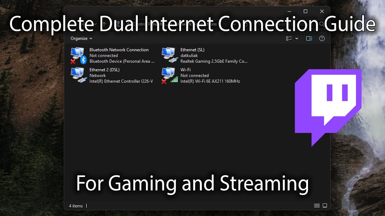 A Complete Guide to Gaming and Streaming with TWO Different Internet Connections (Windows 10/11)