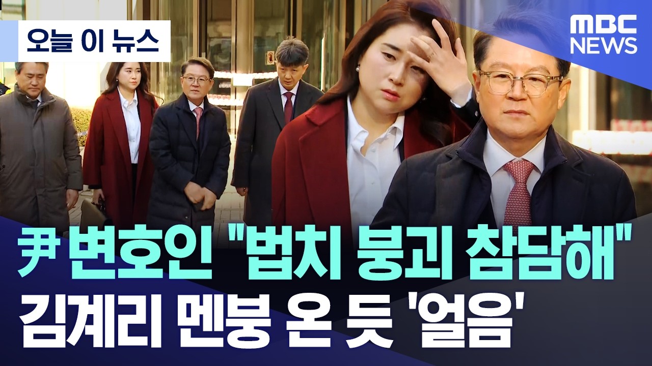 [오늘 이 뉴스] 尹변호인 