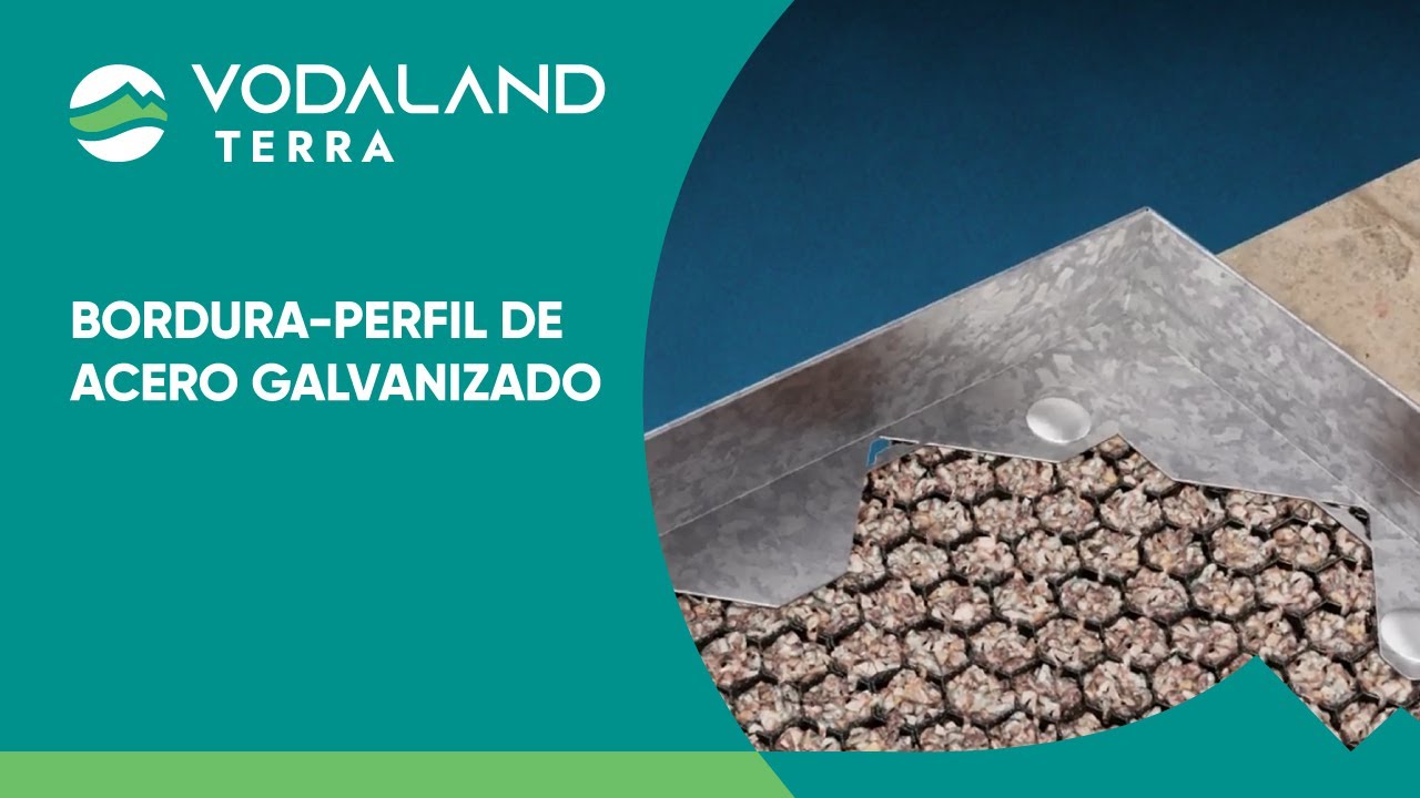 Bordura-Perfil de acero galvanizado