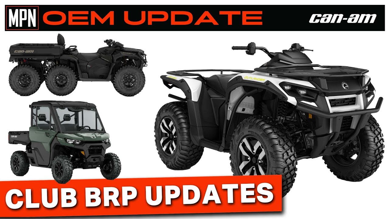 OEM Update: Club BRP 2026 Updates: 2026 Defender, Outlander Electric, Outlander 6x6