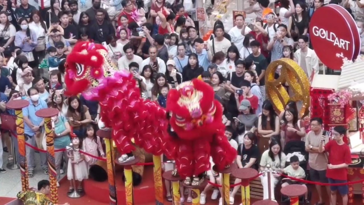 Lion Dance at Bt Jalil Pavillion 2nd Feb 2026