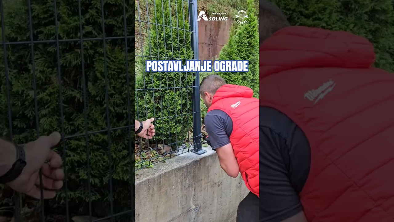 Kako izgleda montaža 2D i 3D ograda?