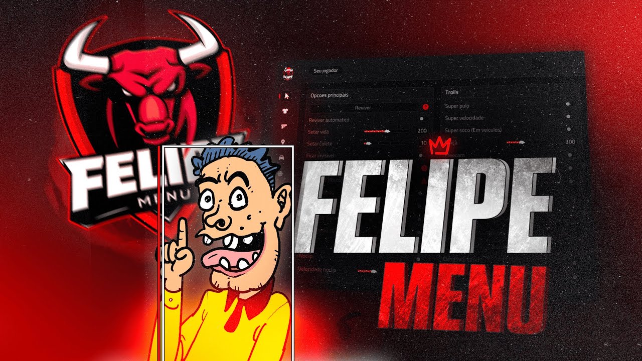 COMO USAR FELIPE MENU NO FIVEM GRÁTIS!! 🔥😈