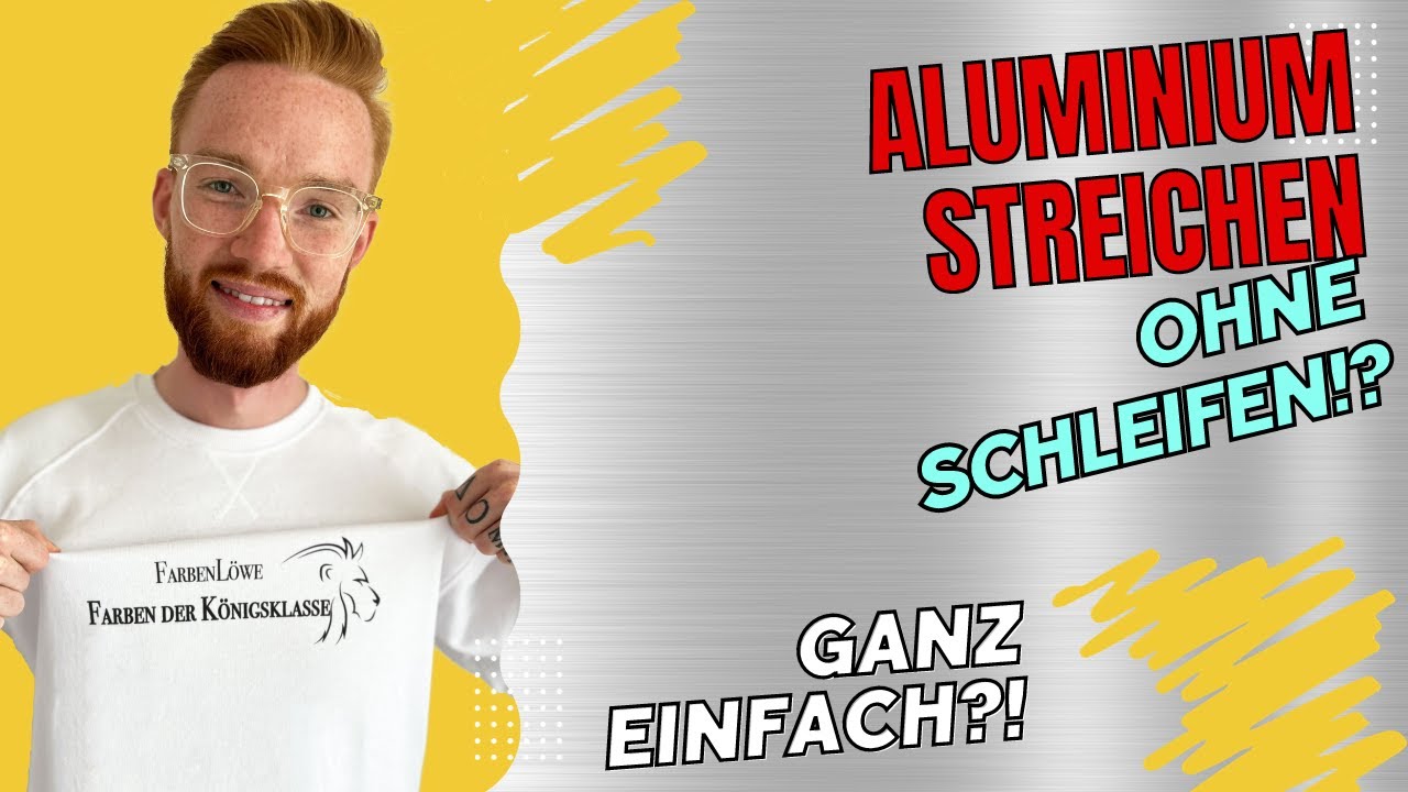 Aluminium lackieren - Alu streichen ohne schleifen! NEUE Alternative zu Hammerite - farbenloewe.de