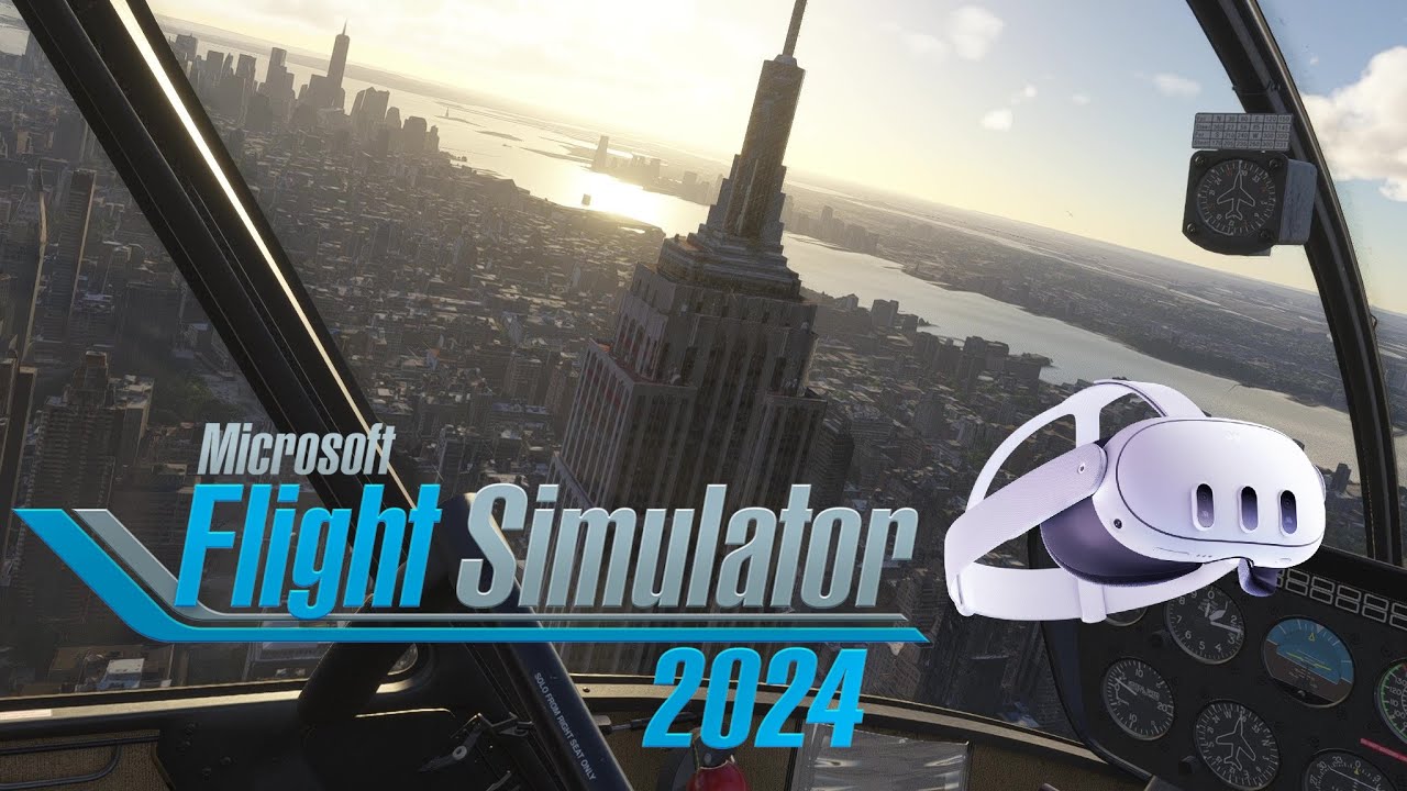[MSFS 2024] Heli Tour NYC | Meta Quest 3 RTX 4080S