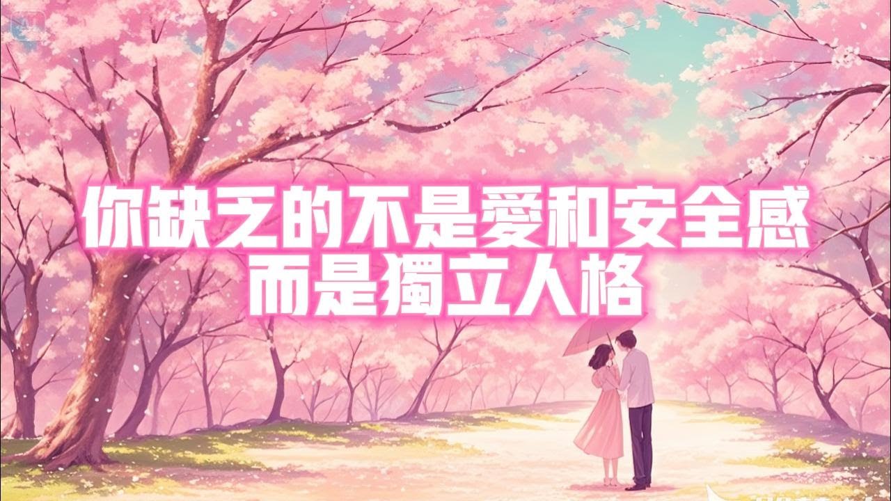 你缺乏的不是愛和安全感，而是獨立人格 #戀愛 #情感 #感情