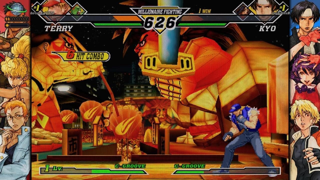 CAPCOM FIGHTING COLLECTION 2_rank matches Terry blanka Rock