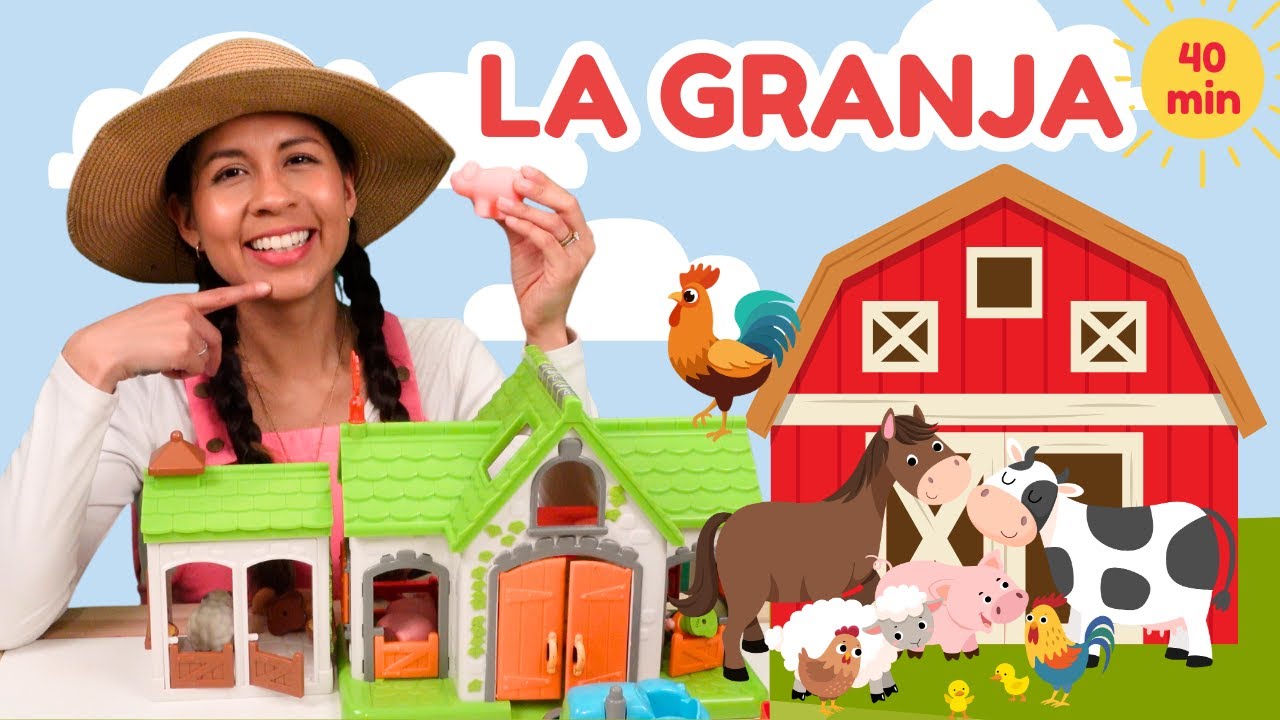 Los animales de la granja para ni&ntilde;os | Videos educativos para ni&ntilde;os | Ingl&eacute;s para ni&ntilde;os