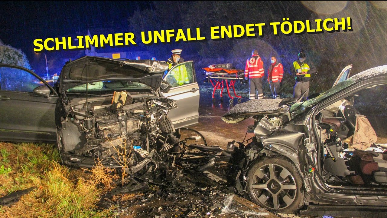 [HORRORUNFALL: VATER STIRBT VOR DEN AUGEN SEINER TOCHTER] - 4 M&auml;dchen schwer verletzt - (FEUERWEHR)