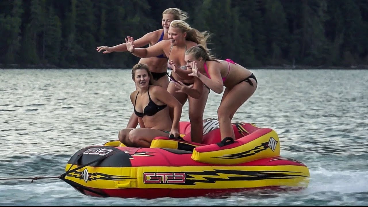 Tubing Behind A Boat