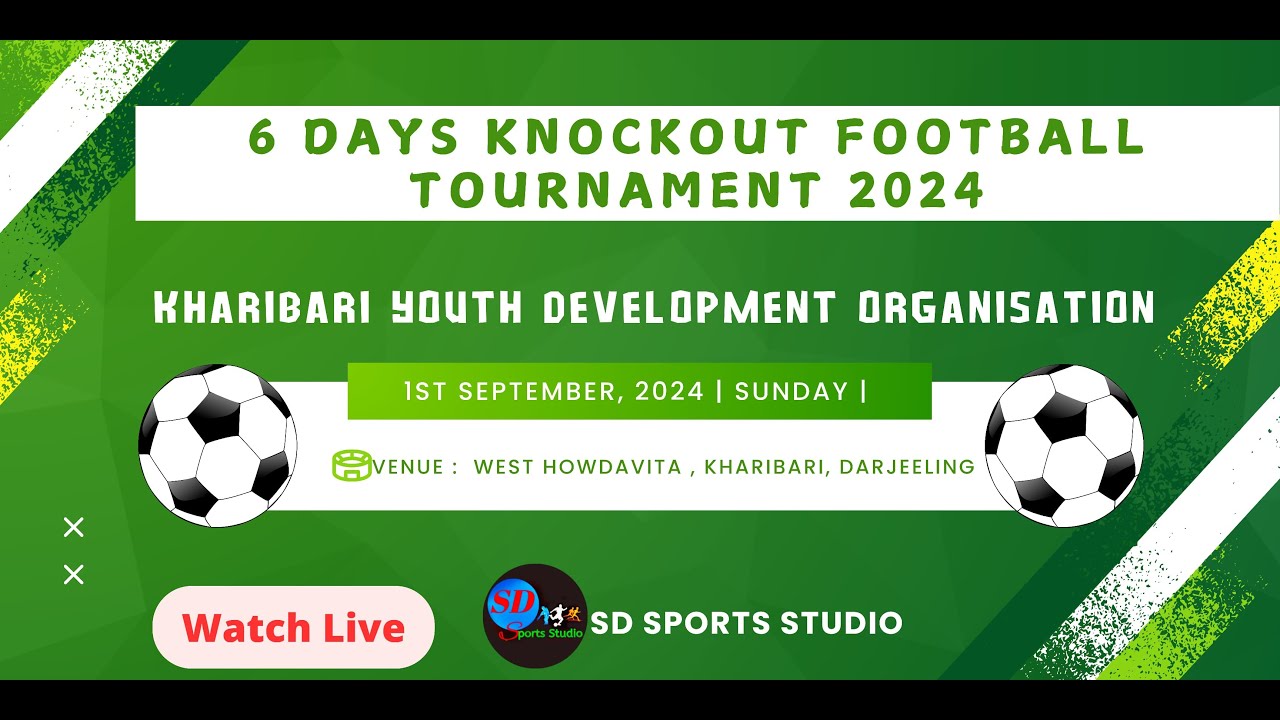 KHORIBARI YOUTH KNOCKOUT FOOTBALL TOURNAMENT FINAL DAY | 3 MATCHES #live  | SEMI FINAL AND FINAL