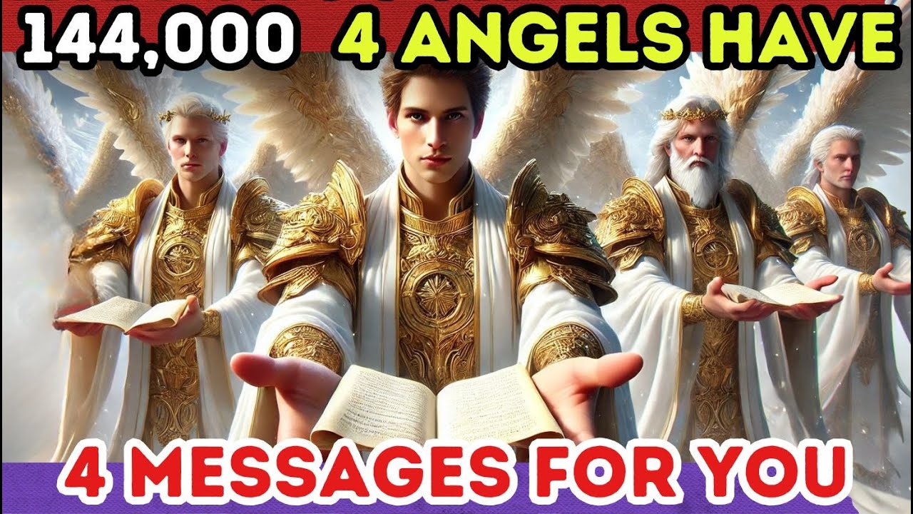🔔 144,000 CHOSEN ONES , THE 4 ANGELS HAVE ARRIVED WITH 4  POWERFUL MESSAGES!