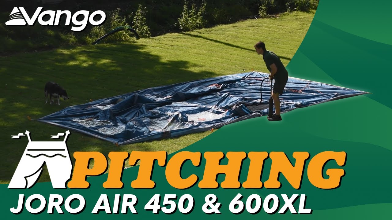 Vango Joro Air 450 & 600XL Tent Pitching & Packing Video
