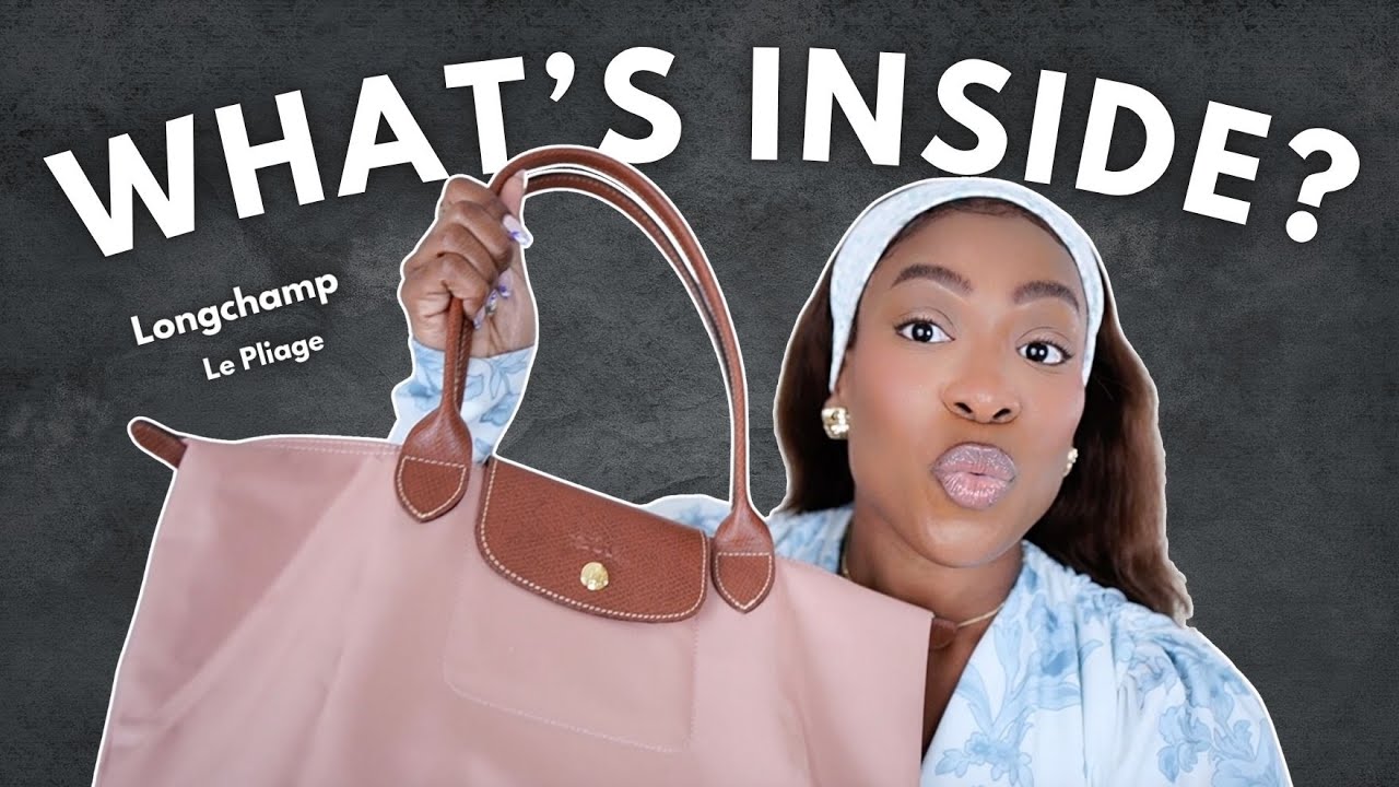 What’s In My Bag 2025 | Longchamp Le Pliage Tote M Pink Tea 💗 | xoxo, Ker-leen