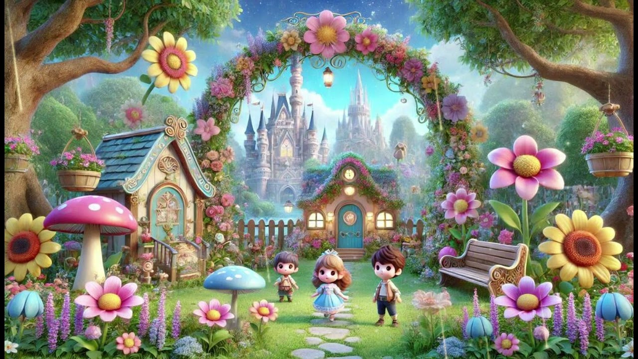 🌸❄️ The Magical Flower Garden: A Winter Tale with Elsa 🌷✨