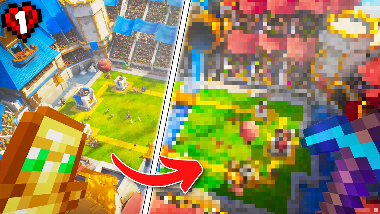 Я построил Clash Royale в Minecraft!