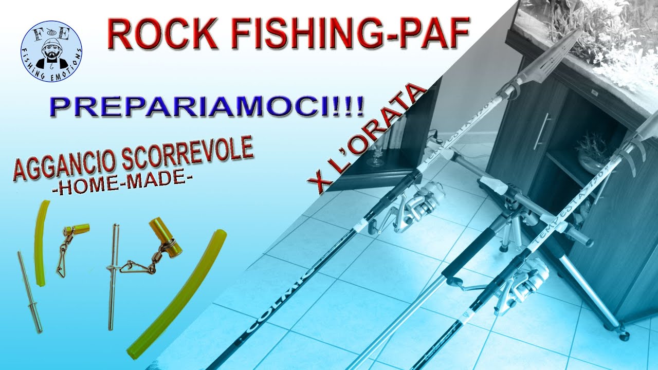 Orata a PAF - ROCKFISHING Prepariamo insieme l'attrezzatura con aggancio piombo Home-Made