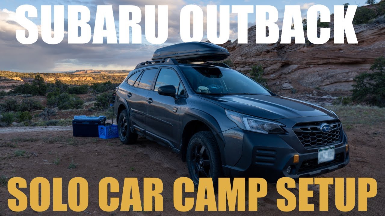 Bachelor Pad Car Camping Setup // Subaru Outback