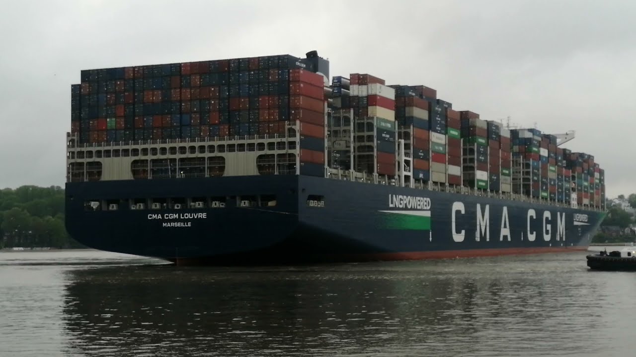 CMA CGM LOUVRE (INBOUND HAMBURG, 14.05.21)
