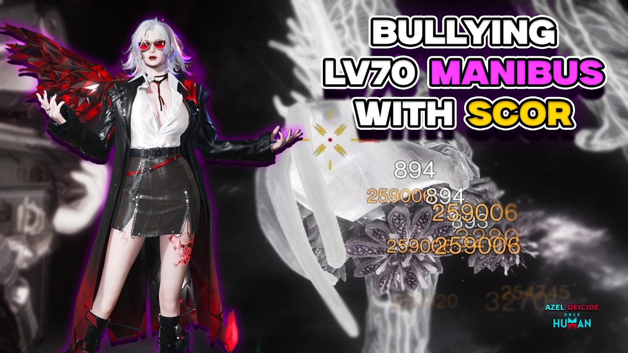 SCOR vs Manibus Lv70 Endless Dream! Best Shrapnel PvE Build With Insane DPS In Once Human