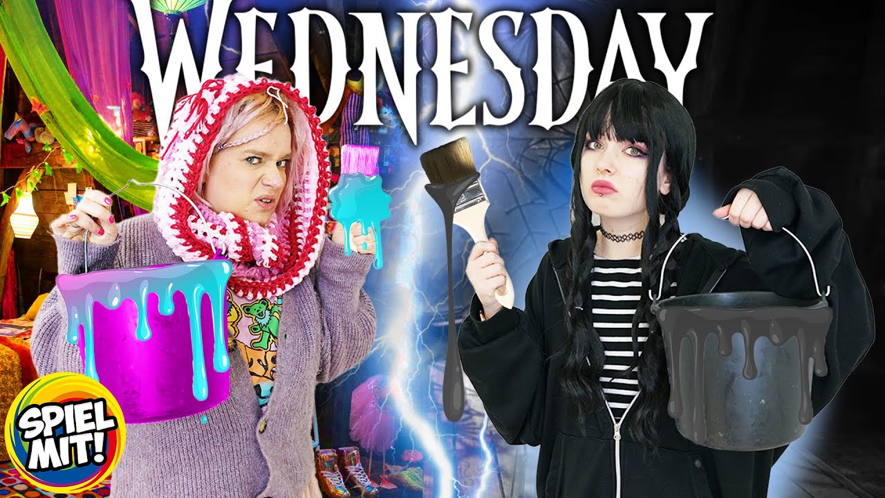 WEDNESDAY & ENID STREITEN SICH UM IHR ZIMMER? WEDNESDAY in REAL LIFE #2