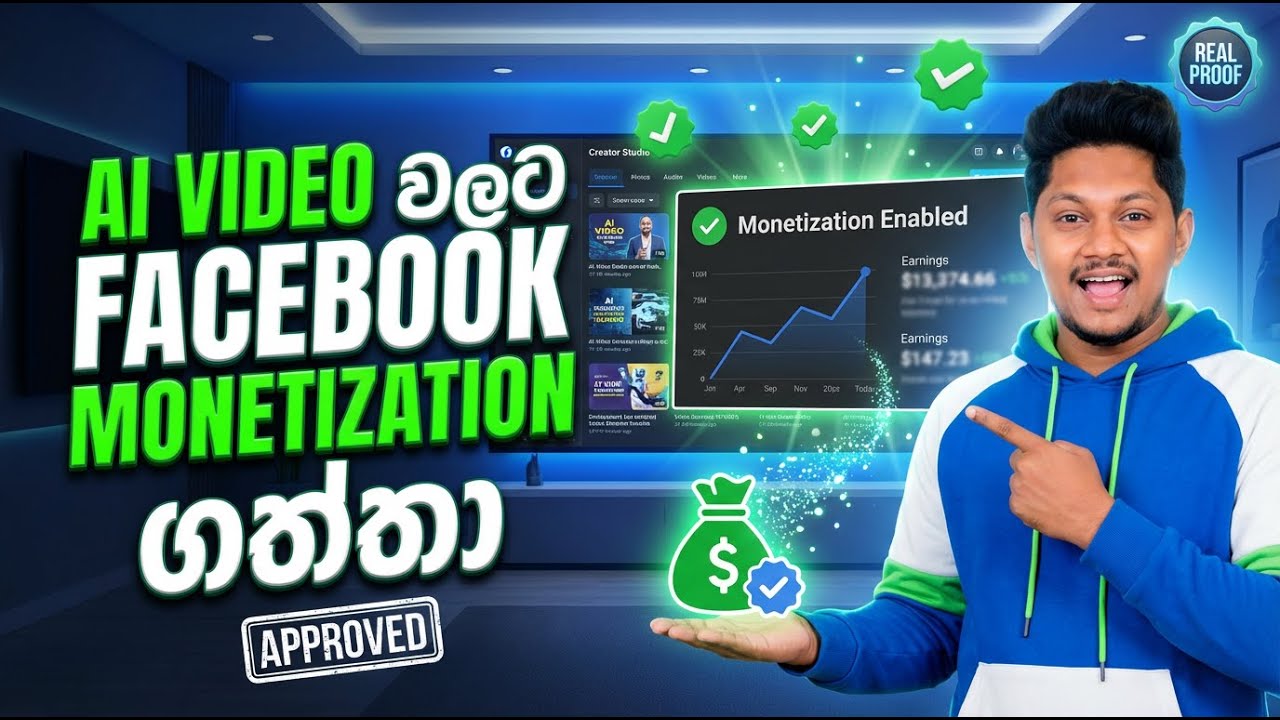 AI Video වලට FaceBook Content Monetization ගත්තා