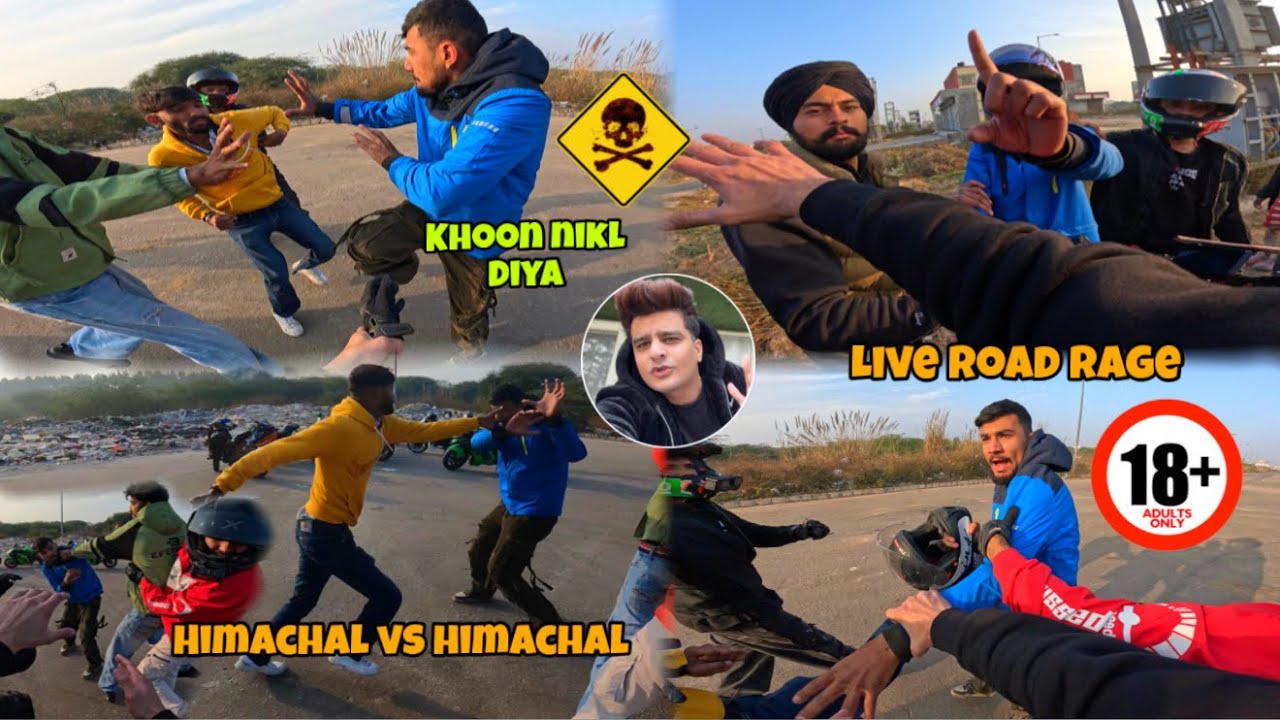 Himachal vs Himachal 🤬 || live R0@d R@ge 💔 || kh00n nikl diya 😨 || 0nly f0r 18+ 