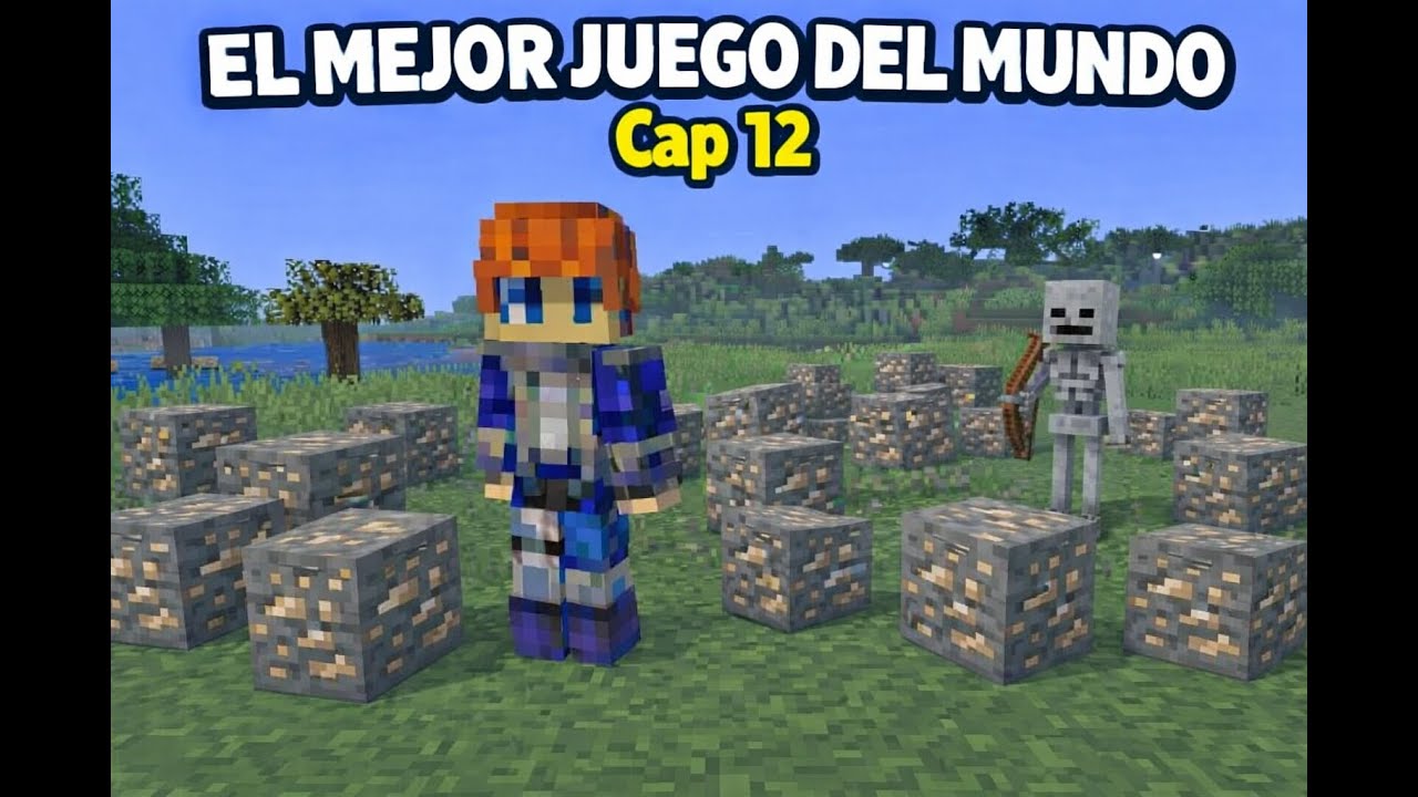 El mejor Juego del Mundo Cap 12 (Minecraft) Hierro Y un putiesqueleto me mata