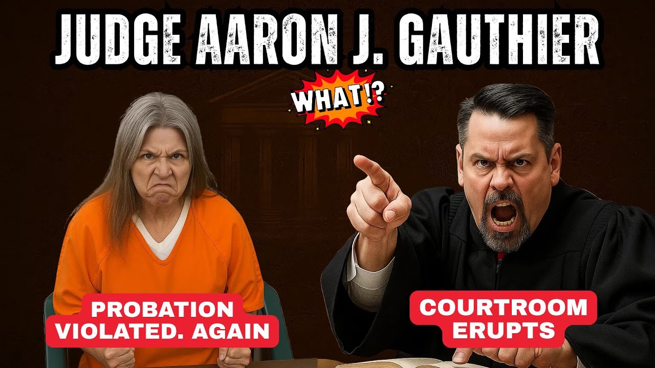 Judge Aaron J. Gauthier STUNNED by Shocking Probation Violation Admission