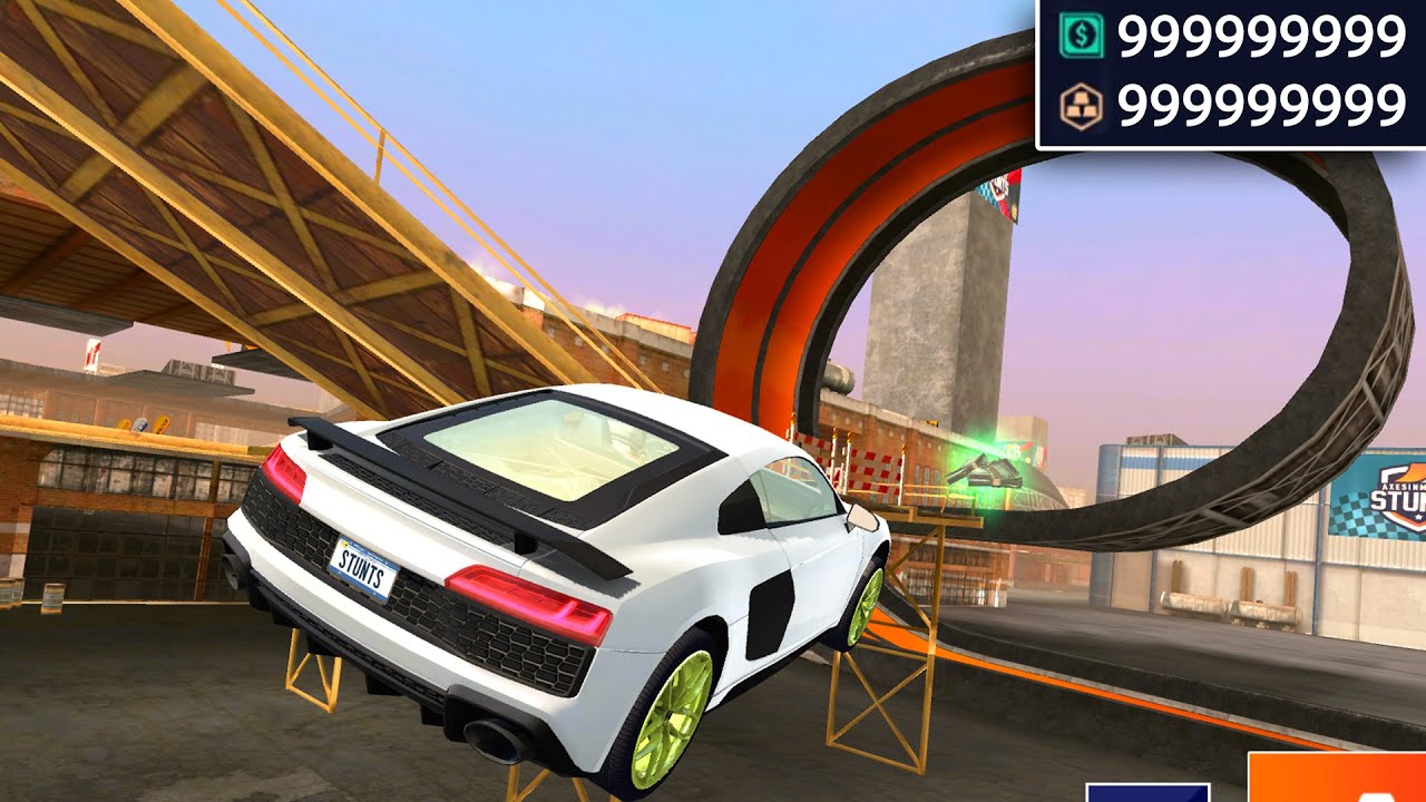 Car Stunt Races: Mega Ramps - AUDI R8 SPYDER stunts - Unlimited Money Mod APK - Android Gameplay #19
