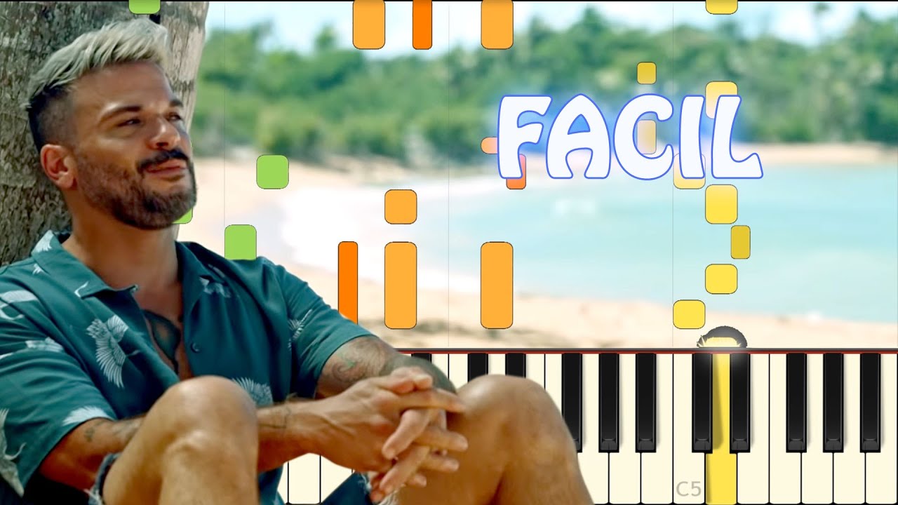 Pedro Capó, Farruko - Calma (Remix) - Piano Facil - Synthesia