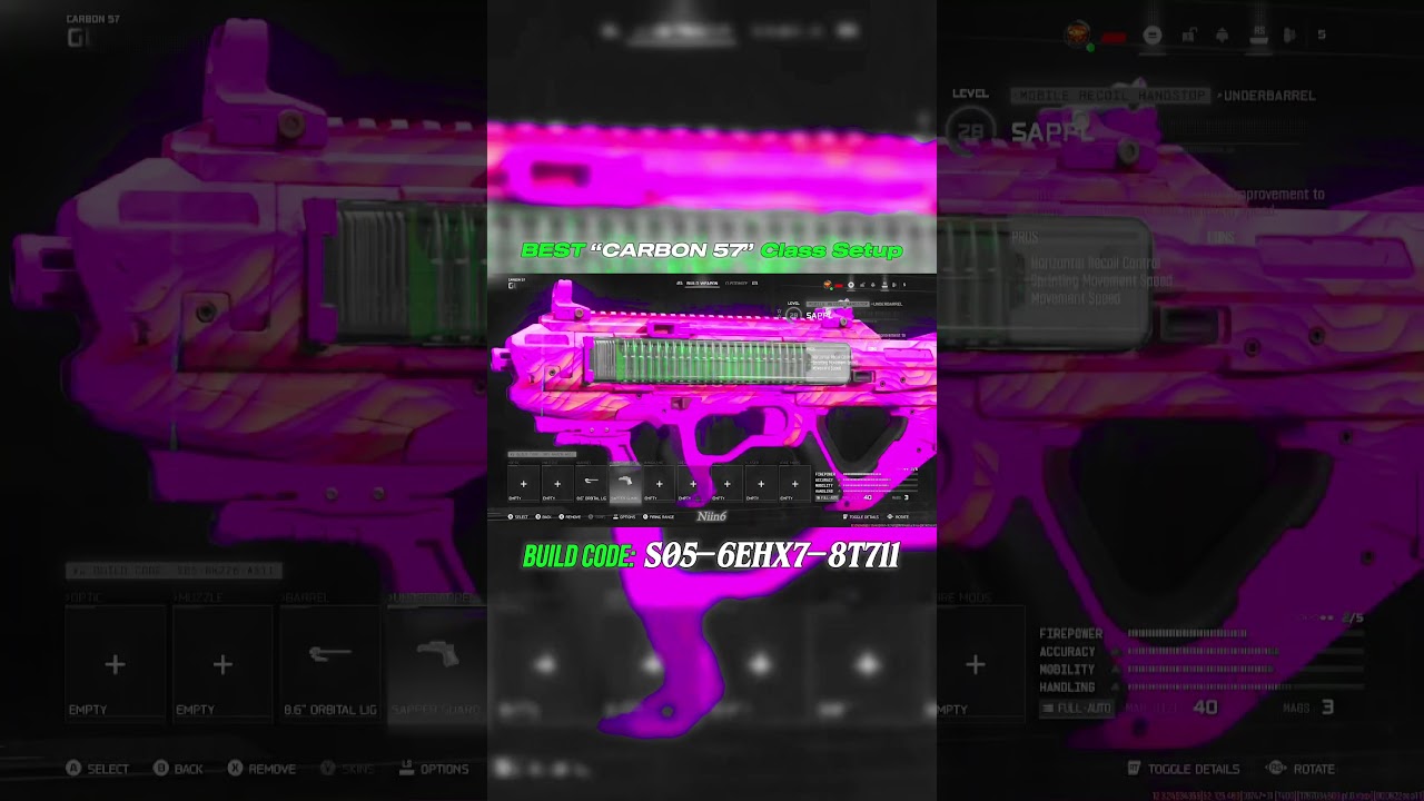"CRABON-57" Class is 𝙈𝙀𝙏𝘼 on Warzone 🔥 