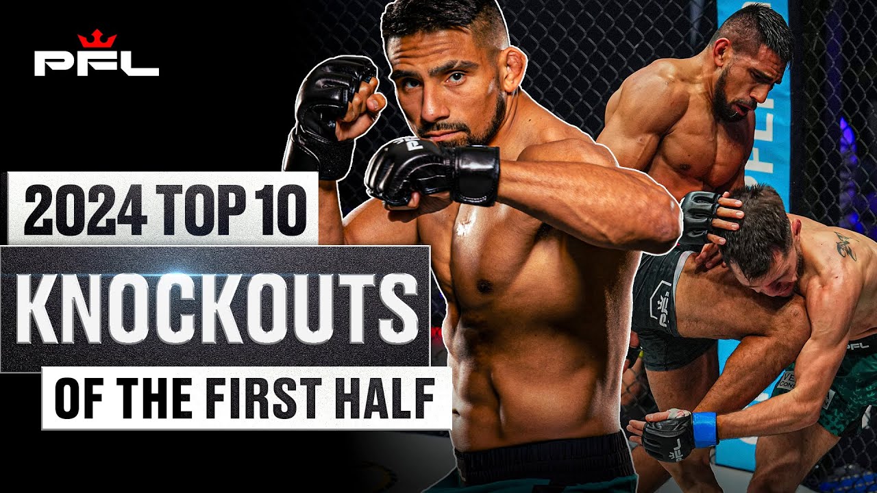 Top 10 KOs / TKOs from 1st Half | 2024 PFL Regular Season