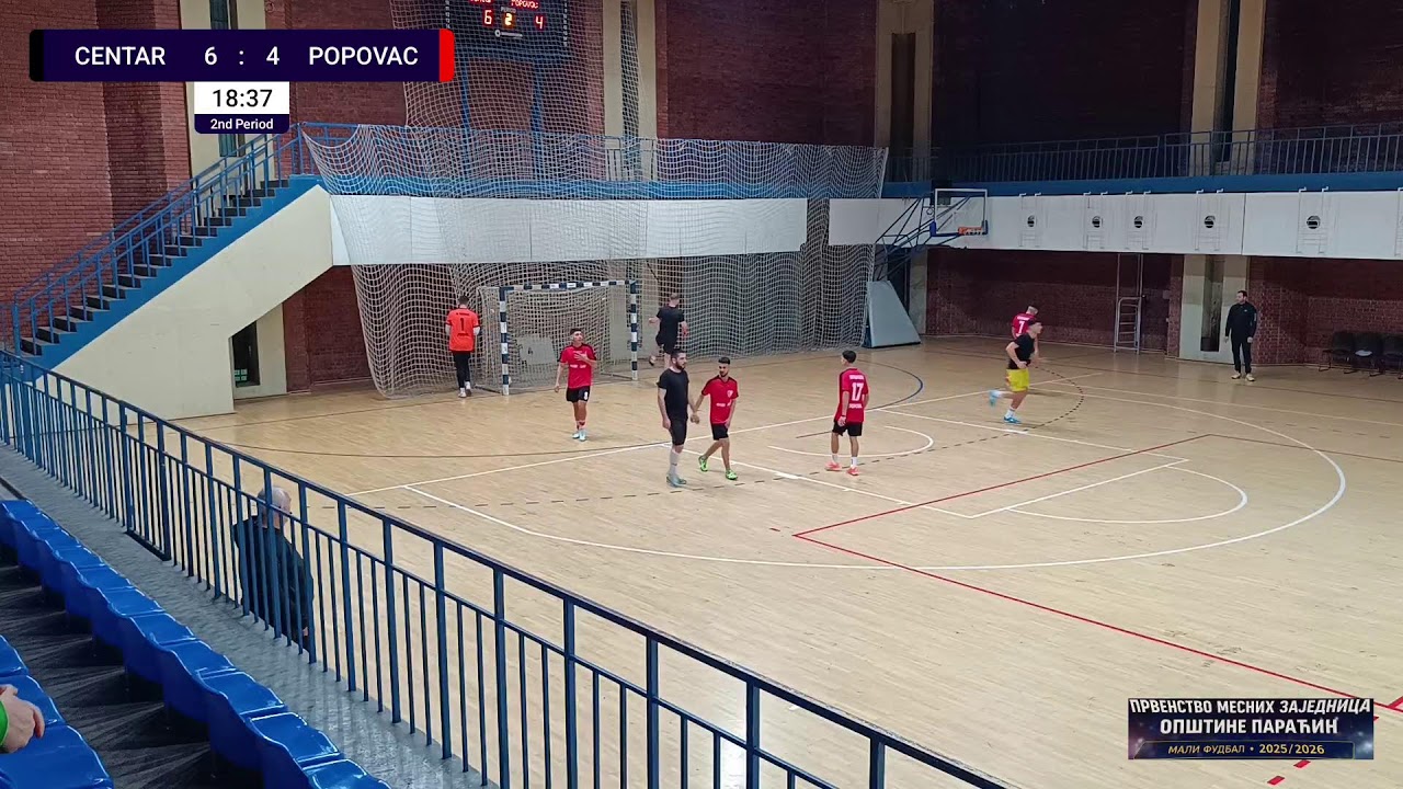 CENTAR-POPOVAC Futsal prvenstvo mesne zajednice Paraćin 2026