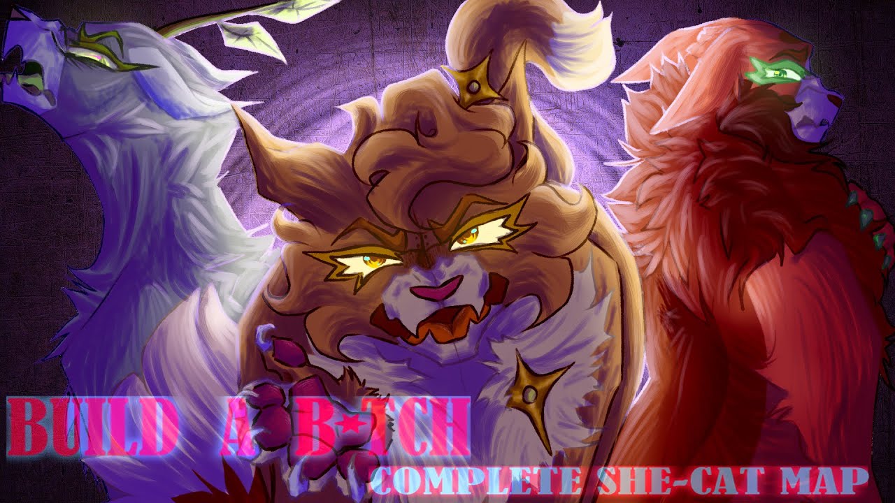 BUILD A B*TCH || COMPLETE SHE-CAT AU MAP