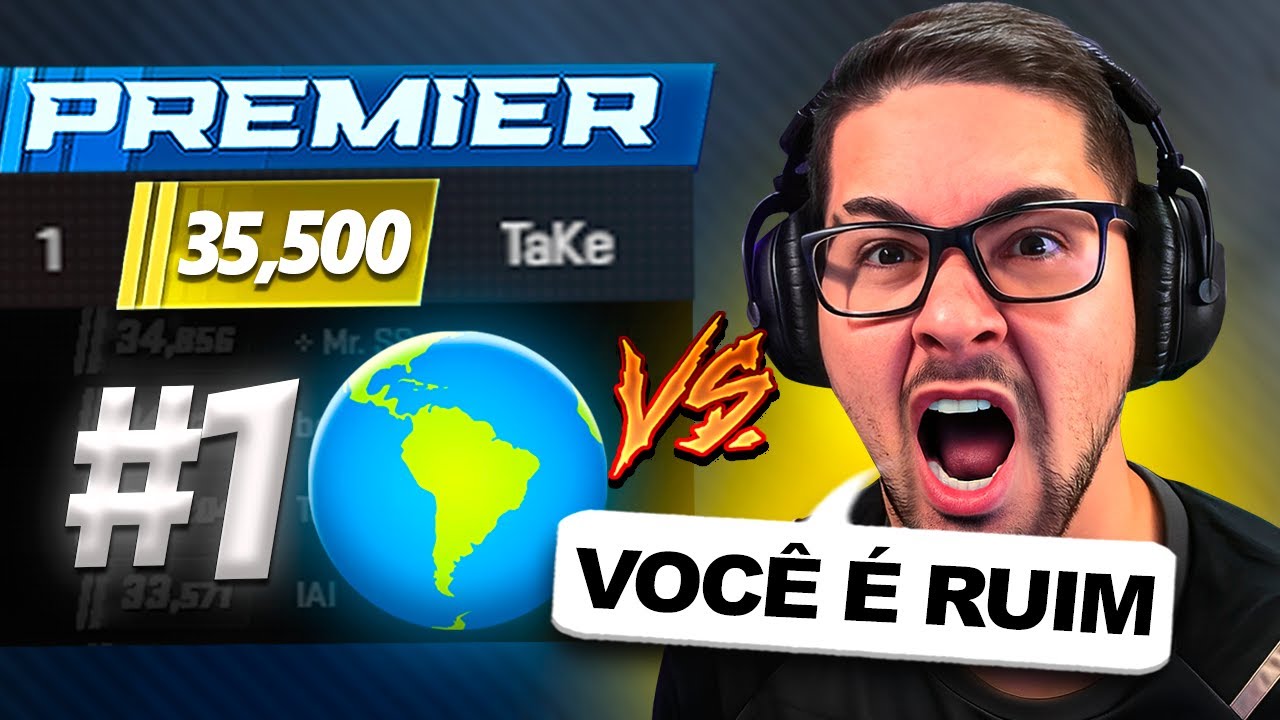 Enfrentei O TOP #1 BR do premier... LOBBY 30K+ (XITER ou LEGIT)