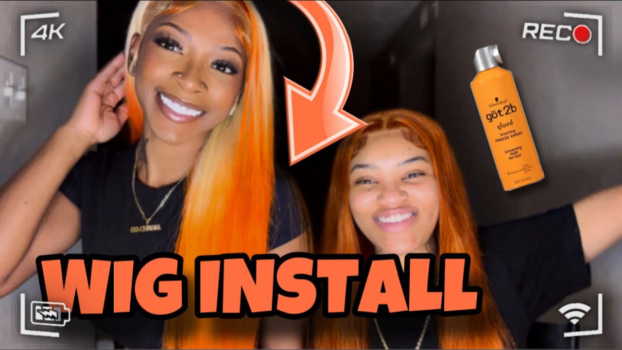 DOING ME AND MY GIRLFRIENDS WIG INSTALL *SNEAKY LINK TO LOVERS 🧡*