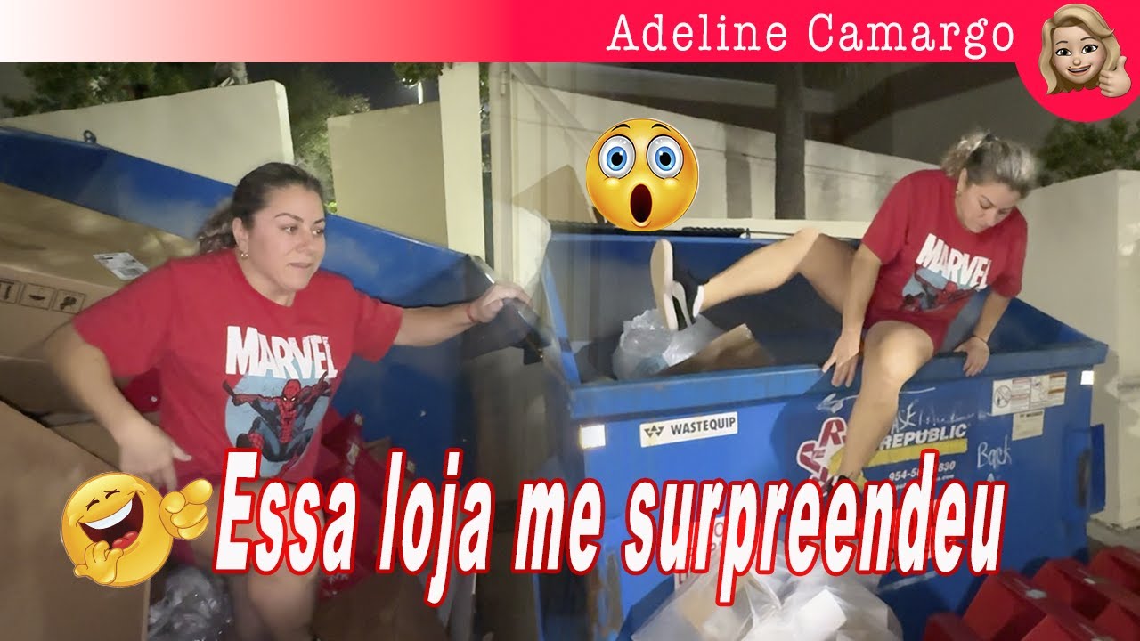 Essa loja me surpreendeu com as coisas que encontrei no dumpster