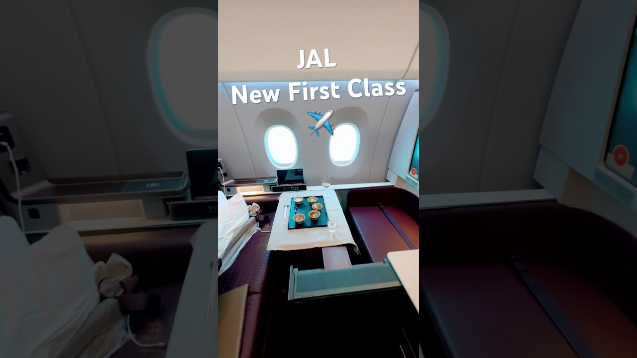 ✈️ JAL Japan Airlines Best New First Class Suite on Airbus A350 Tokyo to New York #jal #firstclass