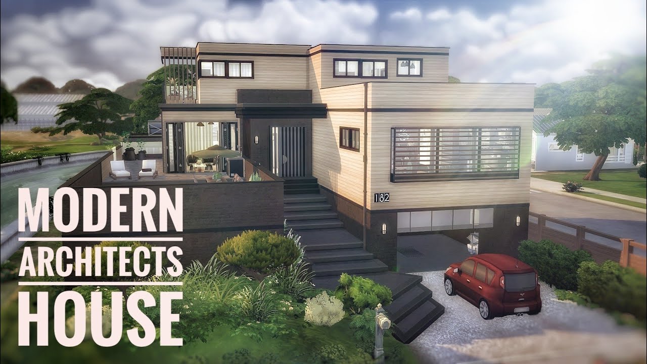 Modern Architects House || StopMotion || Sims4 ||